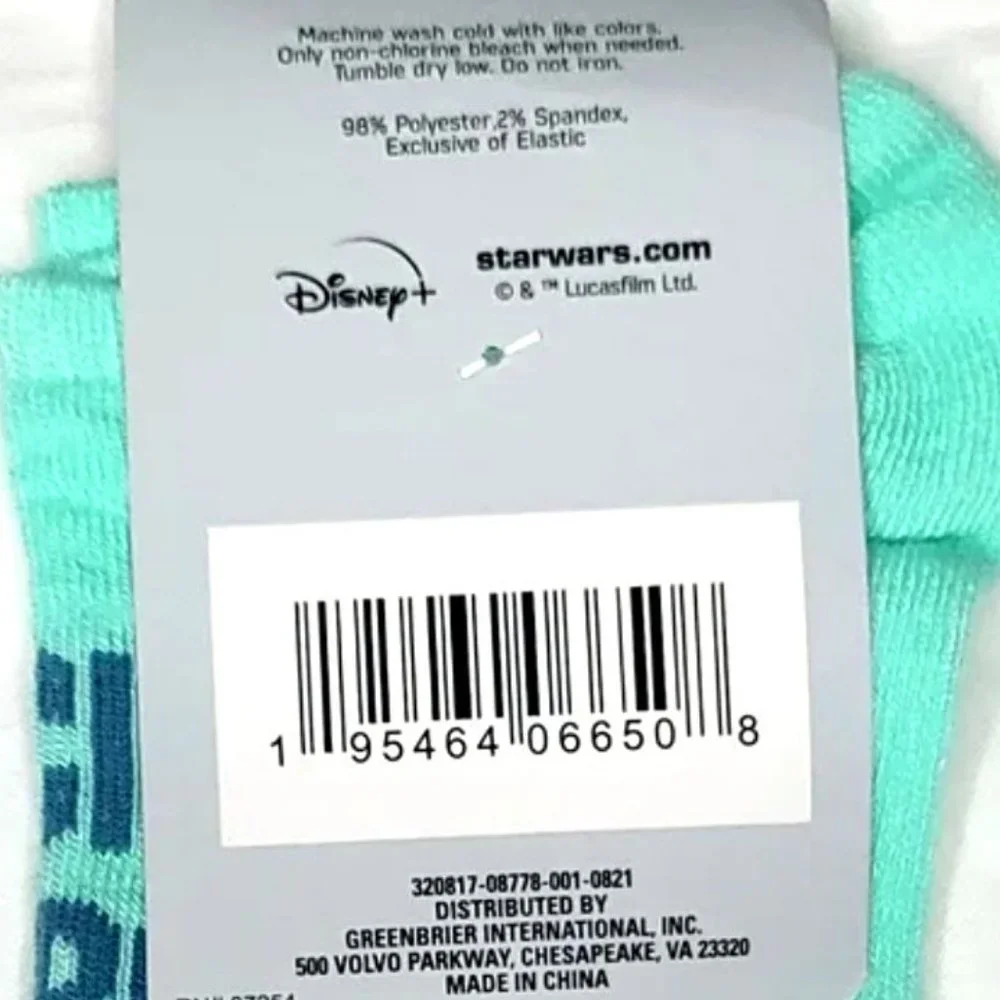 Star Wars Mandalorian Baby Yoda Socks - Picture 6 of 6